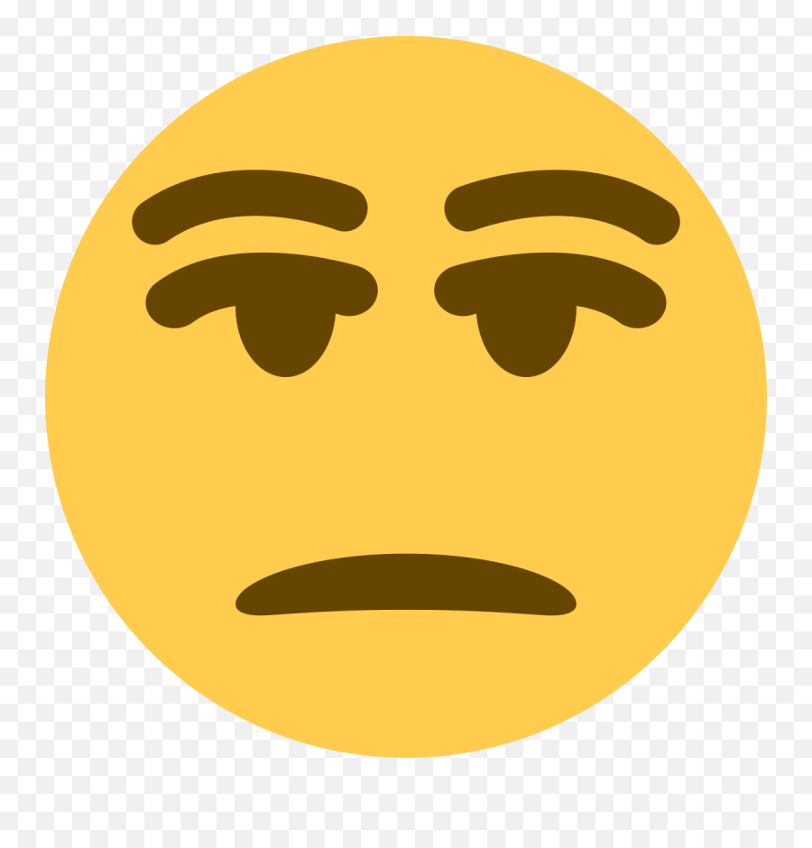 Discord Emojis List - Unimpressed Emoji Png,Nervous Emoji