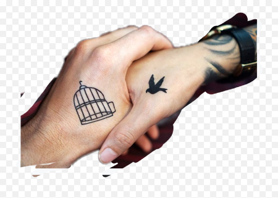 Tattoo Couple Love Holdinghands Sticker - Christians Tattoos Emoji,Love Your Tattoo Emoji