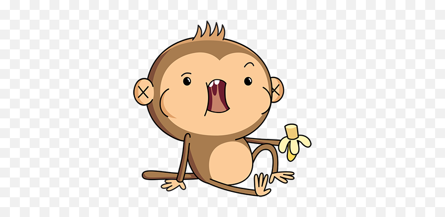 Aloe Monkey - Sticker Emoji,Animated Monkey Emoticon