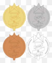 Gold Medals Designs Themes Templates - Geometric Emoji,2 Medal Emoji Png