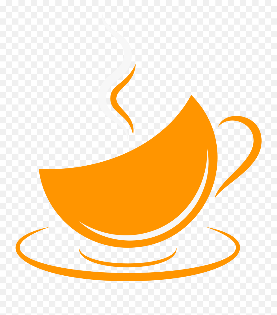 Refreshments Png - Coffee Cup Cafe Orange Coffee Clip Art Serveware Emoji,Plantillas De Emojis Pnj