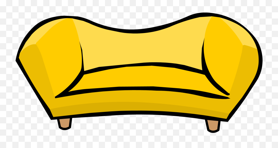 Undiscovered Puffle Species - Couch Clipart Emoji,Club Penguin Holiday Party 2015 Emoticons