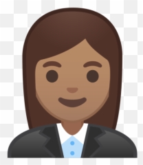 Medium Skin Tone Emoji - Black Woman Office Worker Emoji,Emoji Oficinista