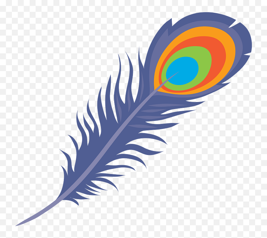Peacock Feather Clipart - Peacock Feather Clipart Emoji,Peacock Feather Ascii Emoticon