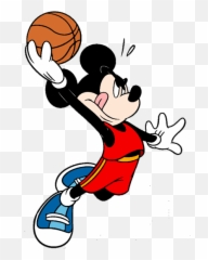 Mickey Mouse Basketball - Clipart Mickey Mouse Basketball Emoji,Basketball Emotions Cartoon