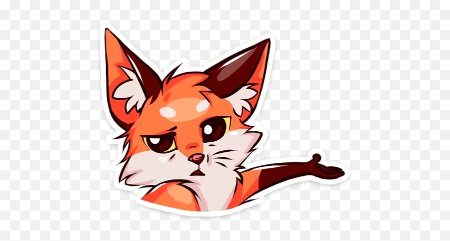 Fox Sticker Pack - Stickers Cloud Emoji,Fox Animal Emotions