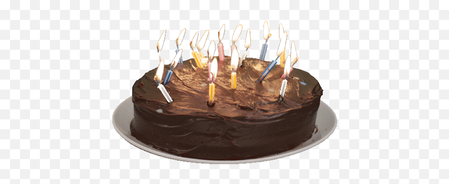 Birthday Cake Sticker By Constance Keller - Animated Birthday Cake Gif Transparent Emoji,Chocolate Cake Emoji