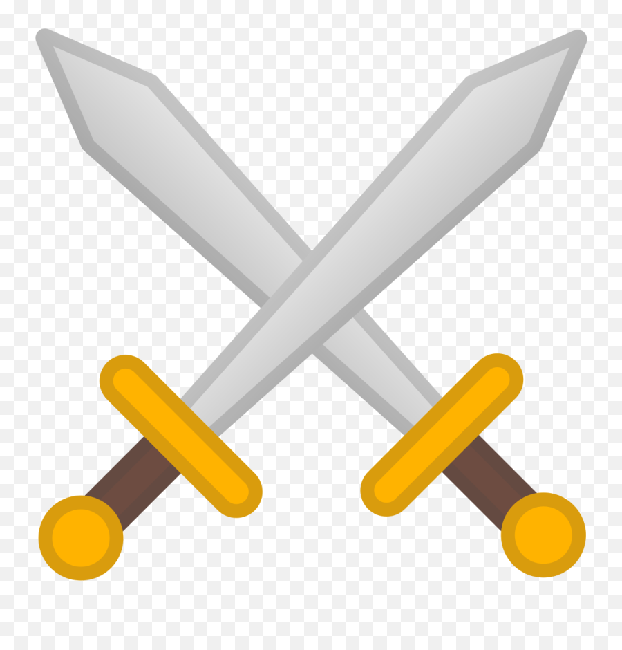 Download Diamond Swords Crossing Png - Schwert Emoji Png Crossed Swords Icon,Diamond Emoji