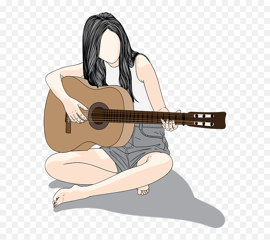 Free Photo Acoustic Young Hobby Song Musician Woman Guitar Emoji,Free Emotions Song