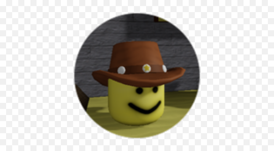 Sheriff Bighead - Roblox Emoji,Emoticon With Fedora