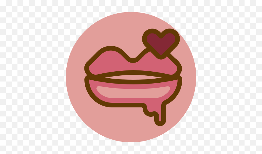 Kiss Lips Love Icon - Free Download On Iconfinder Emoji,Kiss Lips Emoticon Copy & Paste
