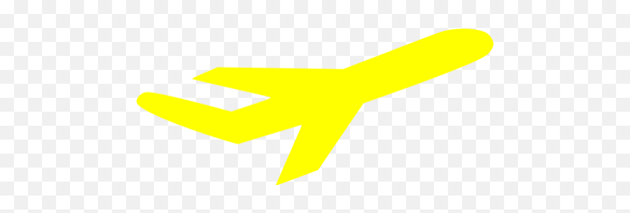 Yellow Airplane 6 Icon - Free Yellow Airplane Icons Emoji,Teen Emoticon Symbols