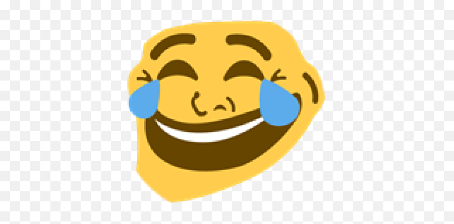 Joy Trollface - Roblox Emoji,Sobbing Laughing Emoji