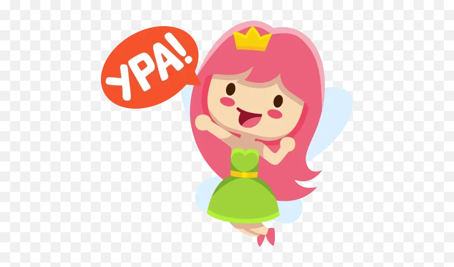 Telegram Sticker From Little Fairy Pack Emoji,Fairy I Emoji