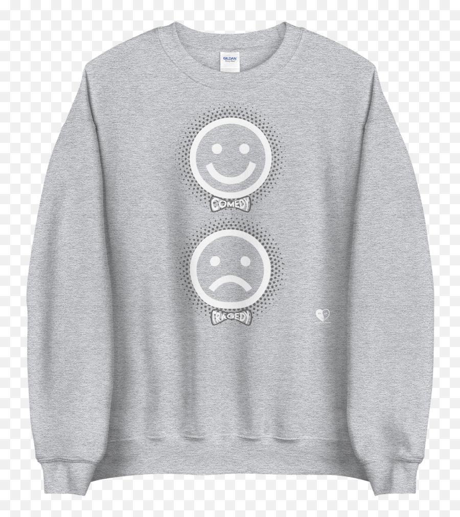 Comedy U0026 Tragedy Emoji Unisex Crewneck Sweatshirt,Crew Emoji