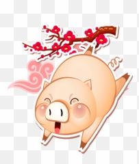 Pink Piggy Wallpapers - Wallpaper Cave Imlek Tahun Babi Emoji,Woman Pig Emoji