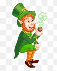 St Patrick Day Transparent Leprechaun - Clip Art St Patricks Day Emoji,St Patrick's Day Emoji