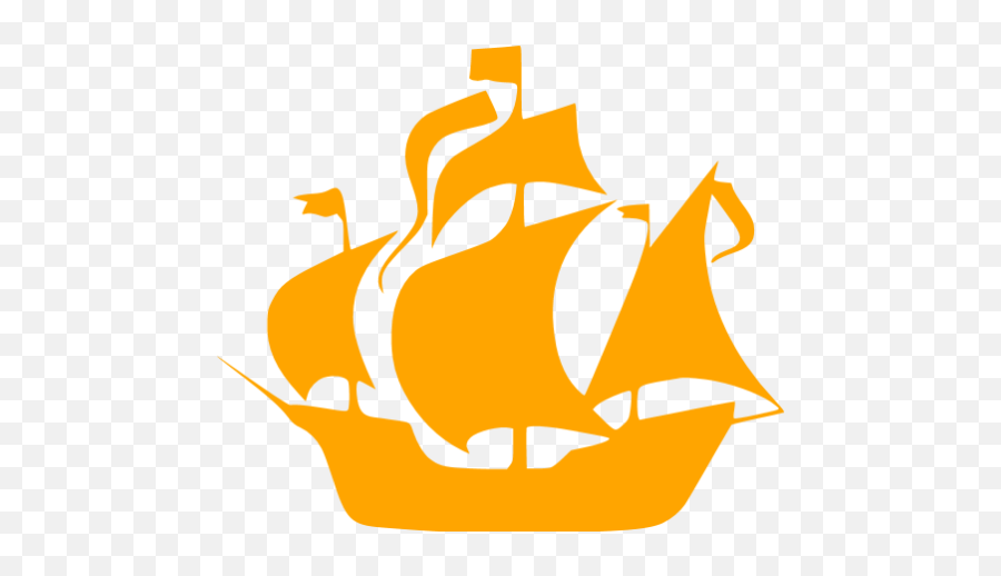 Orange Boat 8 Icon - Carnival Cruise Ocean Clip Art Emoji,Ship Gun Gun Ship Emoji