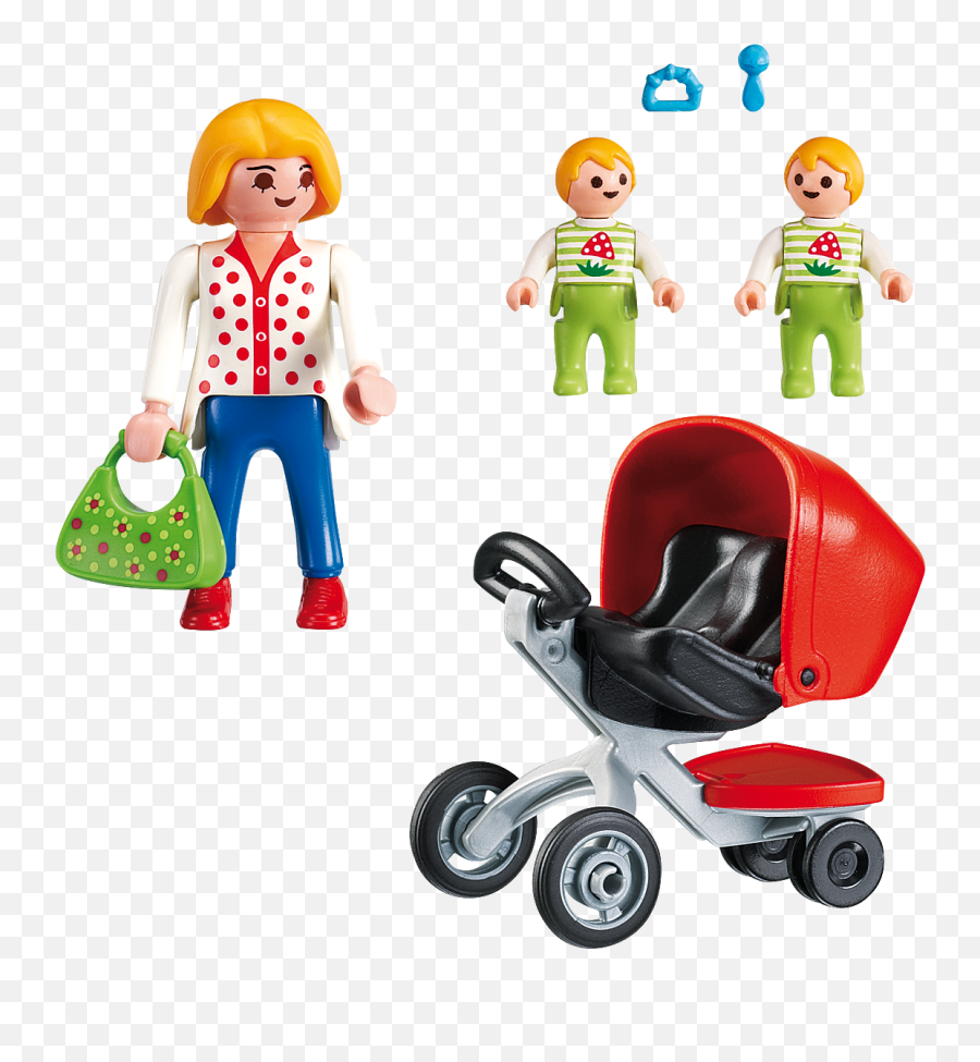 110 Chaussures Et Vêtements Soldes - Playmobil Twin Stroller Emoji,Poussette Double Looping Black Emotion