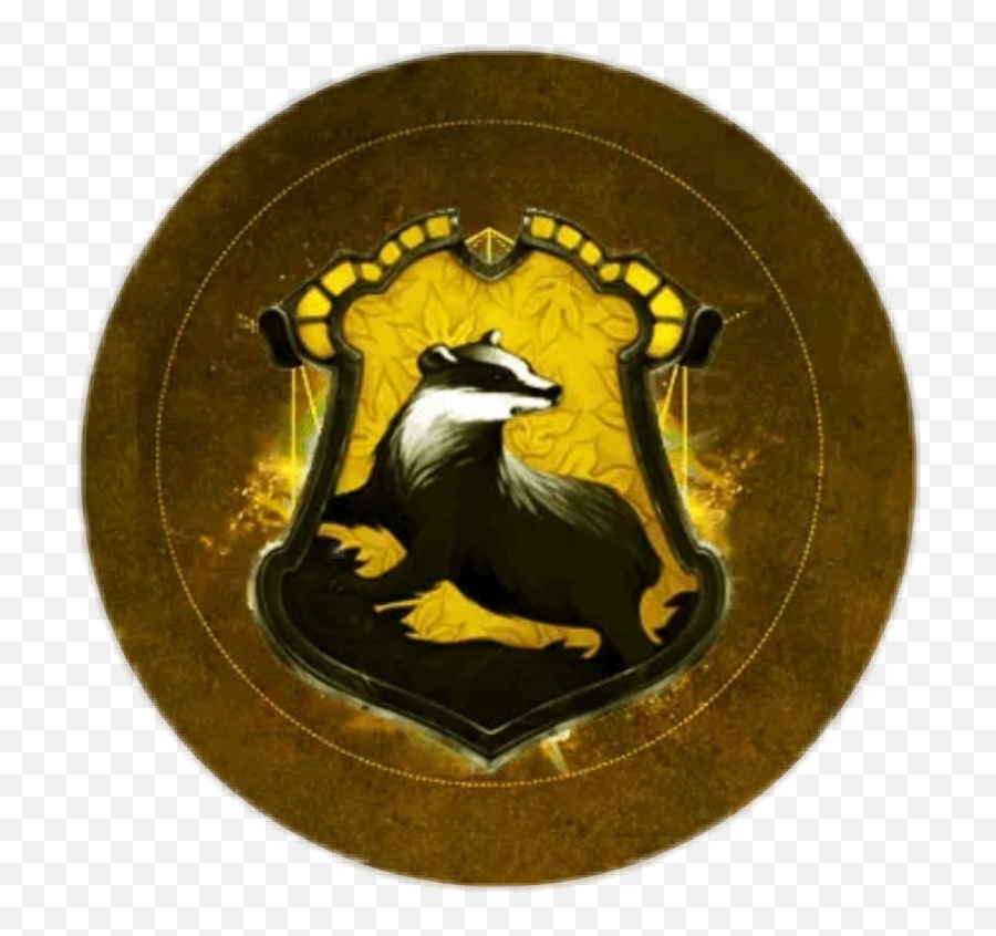 Harrypotter Hptassorosso Hufflepuff - Pottermore House Crests Emoji,Honey Badger Emoji