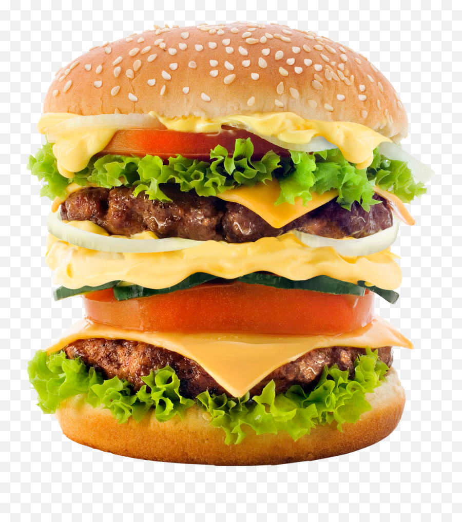 Cheeseburger Recipe - Transparent Background Big Burger Png Emoji,Grilling Burgers Emoji