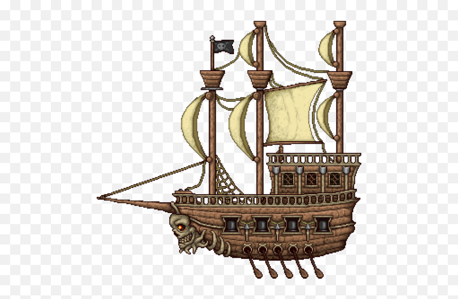 Pirate Captain - The Official Terraria Wiki Terraria Pirate Ship Boss Emoji,Periodt Emoji