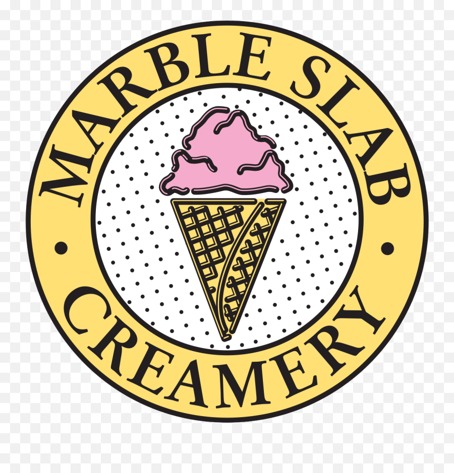 Marble Slab Creamery - Marble Slab Ice Cream Clipart Full Transparent Marble Slab Creamery Logo Emoji,Different Ice Cream Emoji