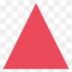 Red Triangle Pointed Up Emoji High Definition Big Picture - Red Triangle,Red X Emoji