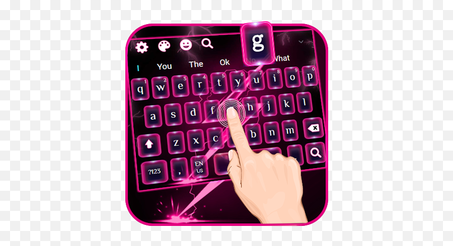 Pink Lighting Flash Keyboard U2013 Apps I Google Play - Space Bar Emoji,Hent Sjove Emojis Gratis