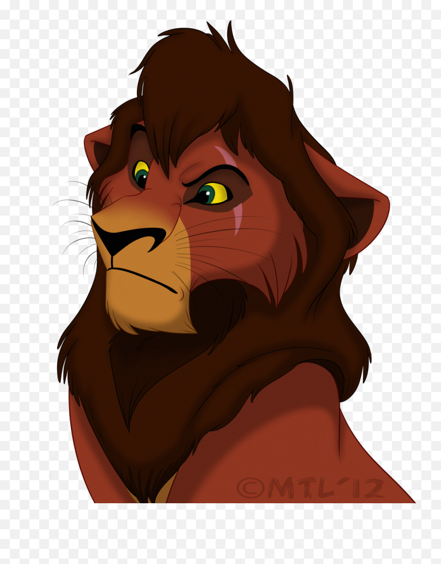 Kovu Nala Simba Scar Lion - Kovu Lion King Png Emoji,Lion King Rafiki Emotion