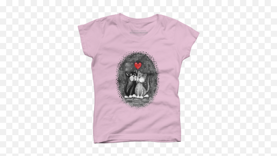 Cat Girlu0027s T - Shirts Design By Humans Page 29 Girl Tshirt Designs Emoji,Schrodinger's Emoticon Shirt