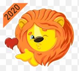 Lion Sticker Wastickerapps - Happy Emoji,Real Lions Emotions