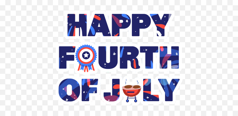 Happy Fourth Of July 4th Of July Gif - Happyfourthofjuly 4thofjuly Happy4th Discover U0026 Share Gifs Vertical Emoji,4th Of July Emojis