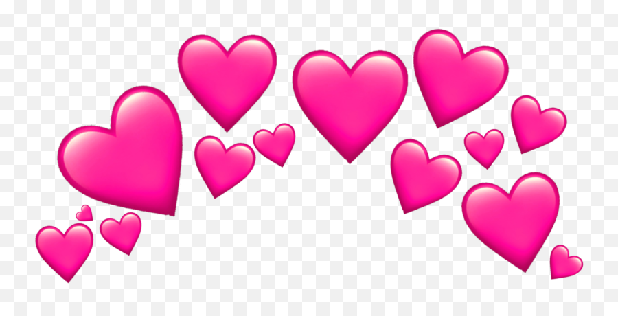 Pink Hearts Headband Pinkhearts Sticker By Phebs - Girly Emoji,Emoji Headband
