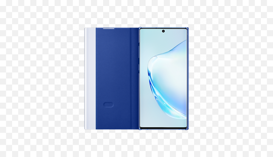 Samsung Galaxy Note10 Clear View Cover Blue - Ef Zn975clegww Emoji,Emotion Single Covers