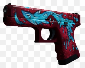 Glock - Csgo Glock Water Elemental Emoji,How To Get Fire Emoji On Name Tag Csgo