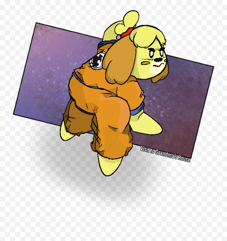 Isabelle Goku 2 By Visittograndmashouse On Newgrounds - Fictional Character Emoji,Dbz Fusion Dance Emoticon