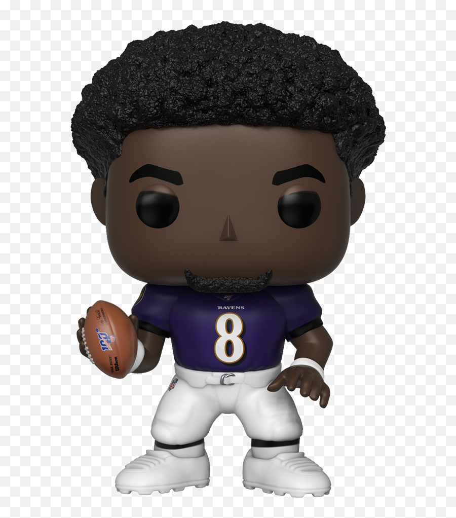 Funko Pop Nfl Ravens - Lamar Jackson Home Jersey Nfl Funko Pop Emoji,My Emoji Samsung No Curly Hair