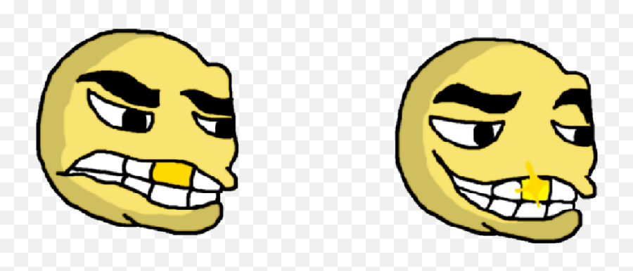 Dab Me Up - Wide Grin Emoji,Psycho Girlfriend Character Emojis