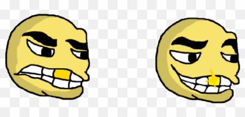 Dab Me Up - Wide Grin Emoji,Psycho Girlfriend Character Emojis