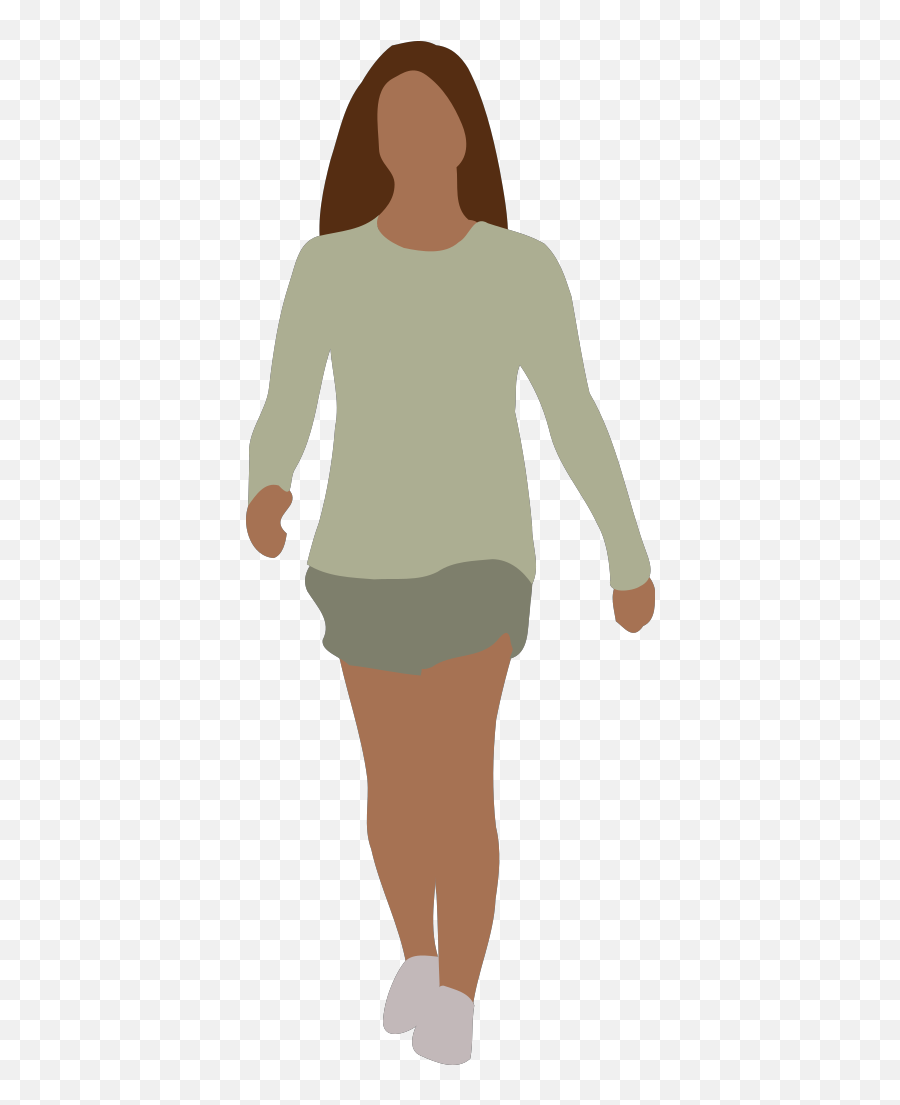 Walking Woman Png Svg Clip Art For Web - Human Clipart Emoji,Superman Emoji Cam Newton