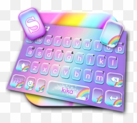 Cute Colourful Rainbow Keyboard Theme Qu0026a Tips Tricks - Office Equipment Emoji,Pub Crawl Emoji Answer