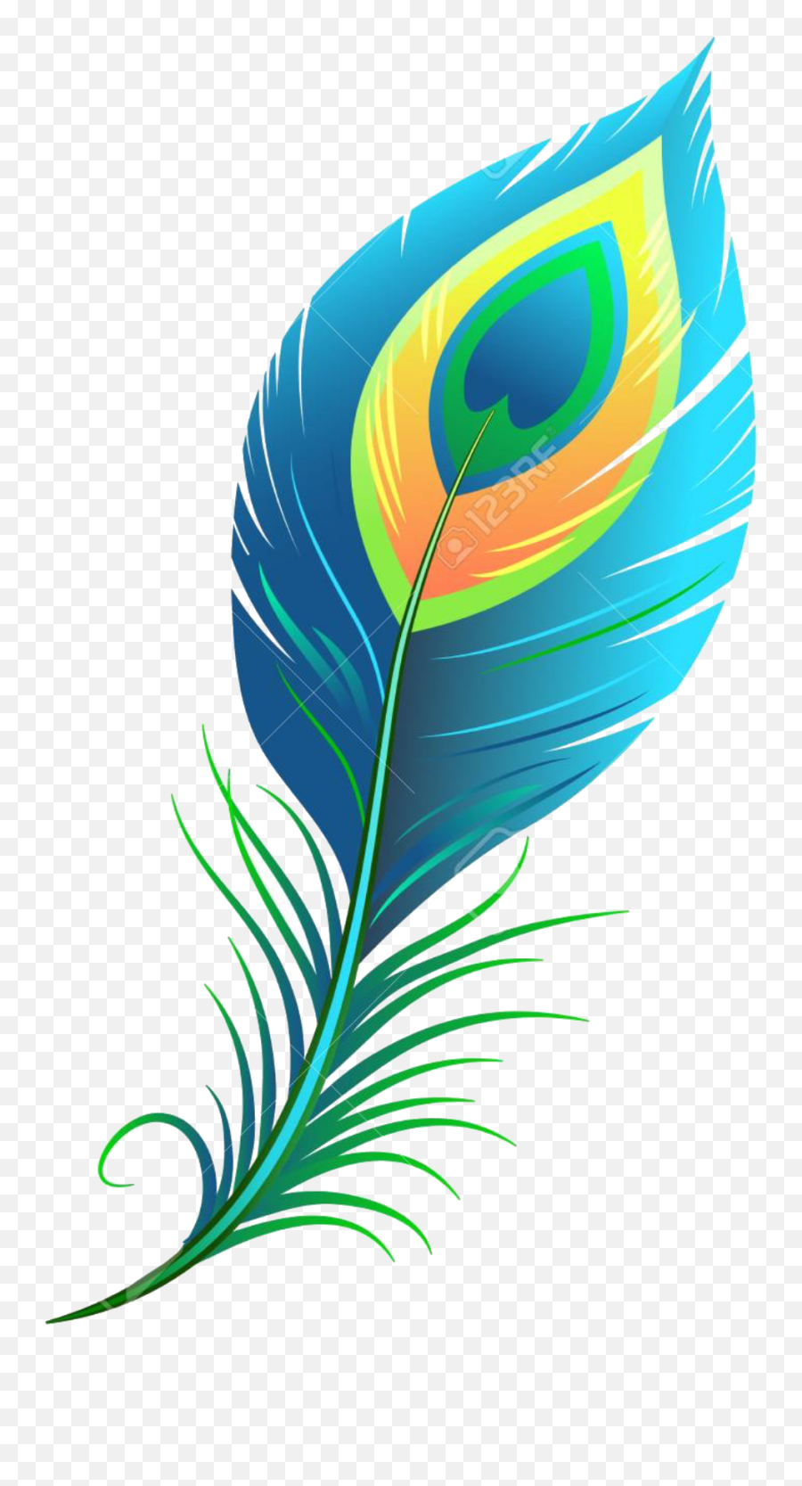 Peacock Feathers Clipart - Clipart Peacock Feather Vector Emoji,Peacock Feather Ascii Emoticon