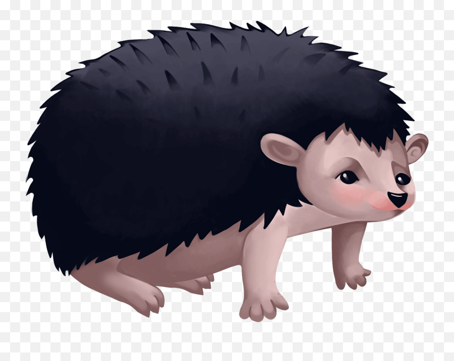 Hedgehog Clipart - Animal Figure Emoji,What Does The Porxupine Emoticon