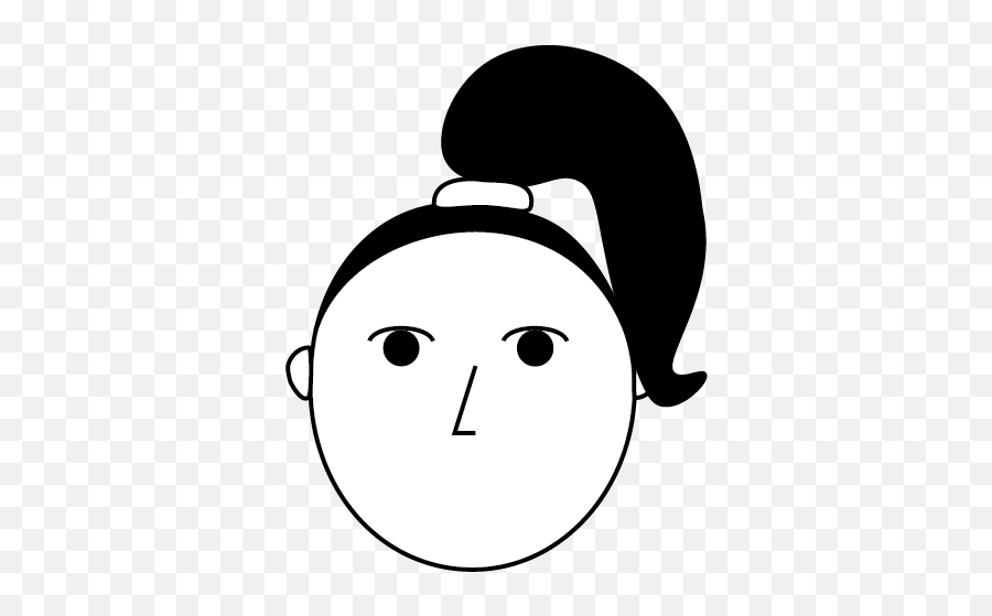 Face Icon On Behance - Dot Emoji,Emoticon Ponytail