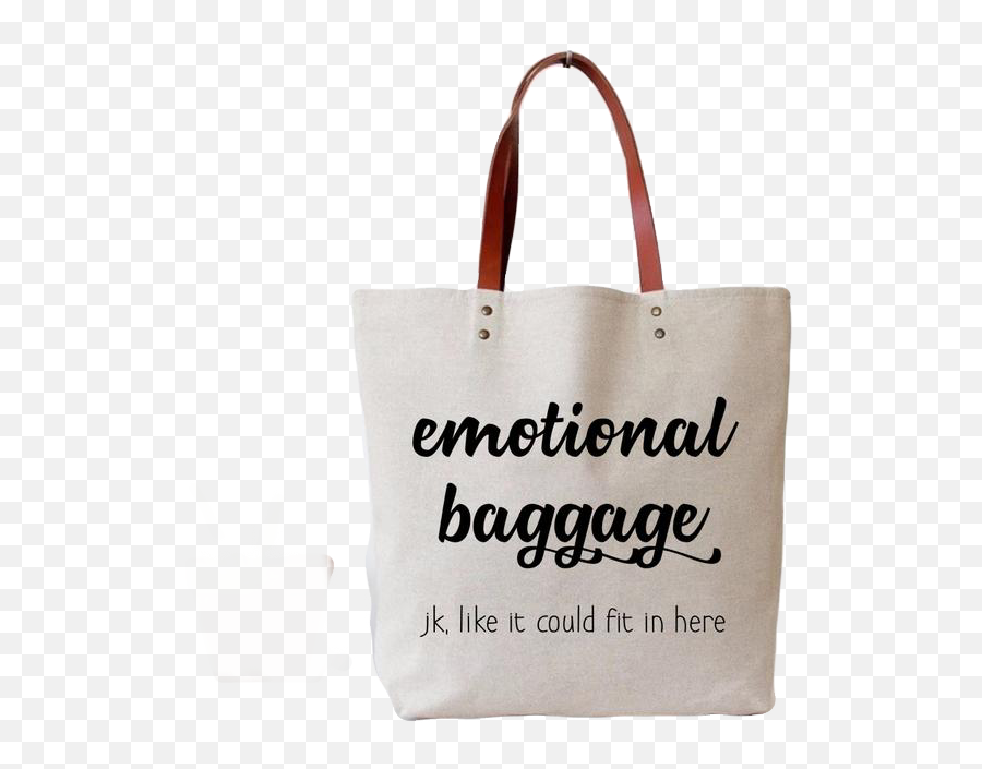 Emotional Baggage Tote Queenieu0027s Emoji,Coulds Emotions