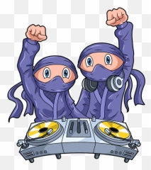 Dj Ninja For Men Women Kids - Beat Producer Music Maker Emoji,Cartoon Characters Emotions Maker