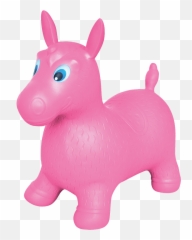 Bounce Buddies Pink Bounce Horse Ride - On Emoji,All Ears Emoji Art