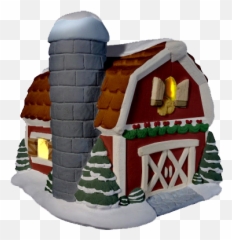 Christmas Village Barn Wlight Emoji,Christmas Lights Facebook Status Emoticons