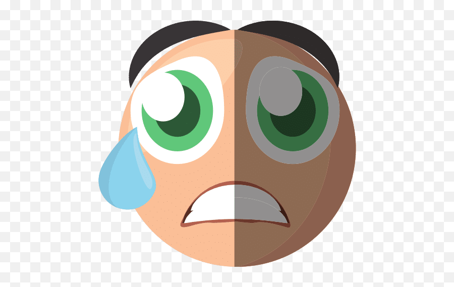 Cry Emoticon Vector Cry - Dot Emoji,Emoticon Vector